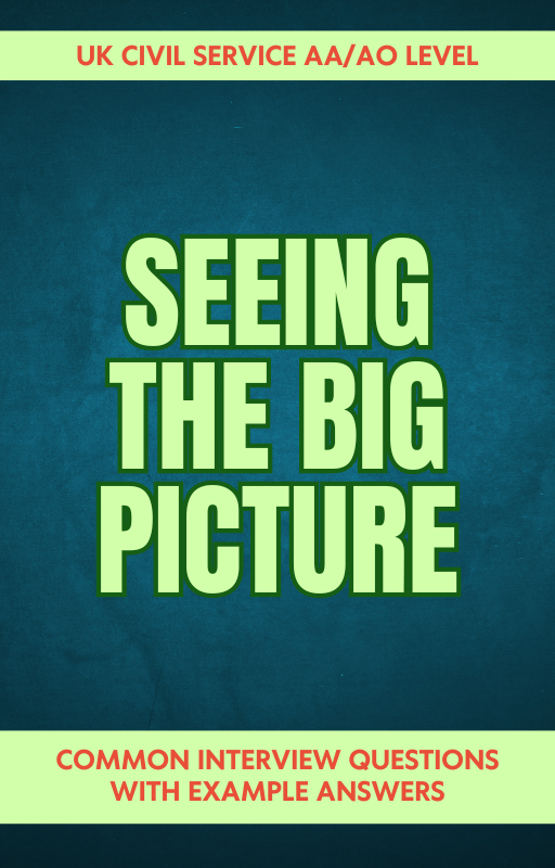 AA/AO Seeing the Big Picture Interview Questions & Answers