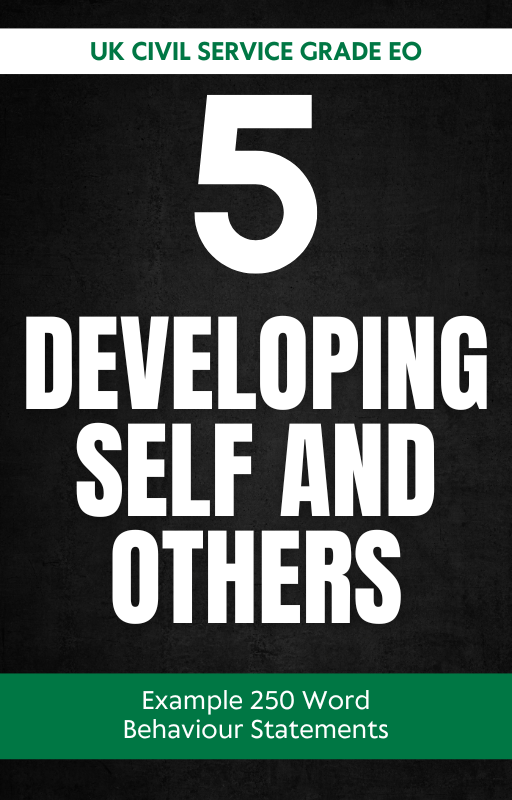 Developing Self and Others 250 Word Statements for Executive Officer Grade Roles