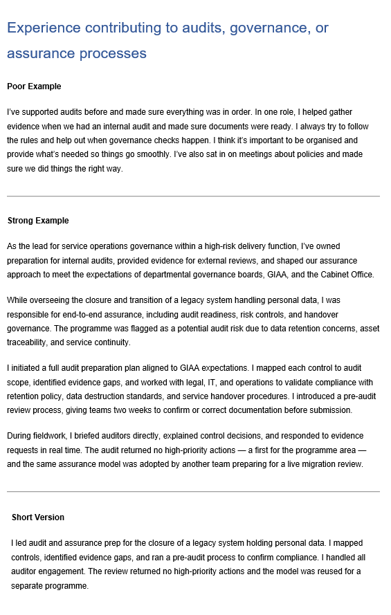 Grade 6 & 7 Personal Statement Completion Guide + Example Statements