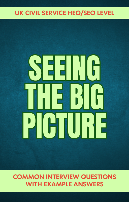 HEO/SEO Seeing the Big Picture Behaviour Interview Questions & Answers