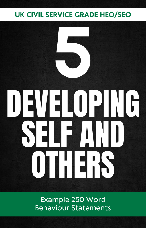 Developing Self and Others 250 Word Statements for HEO/SEO Grade Roles