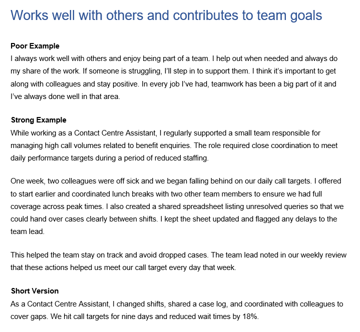 AO/AA Personal Statement Completion Guide + Example Statements