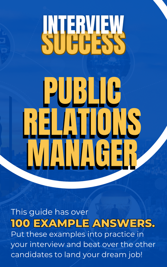 Public Relations Manager Interview Questions & Answers