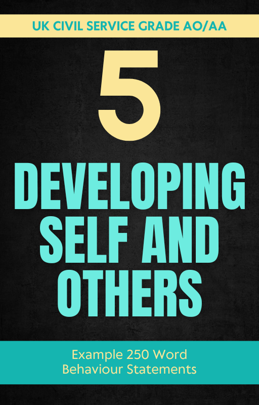 Developing Self and Others 250 Word Statements for Grade AO/AA Roles