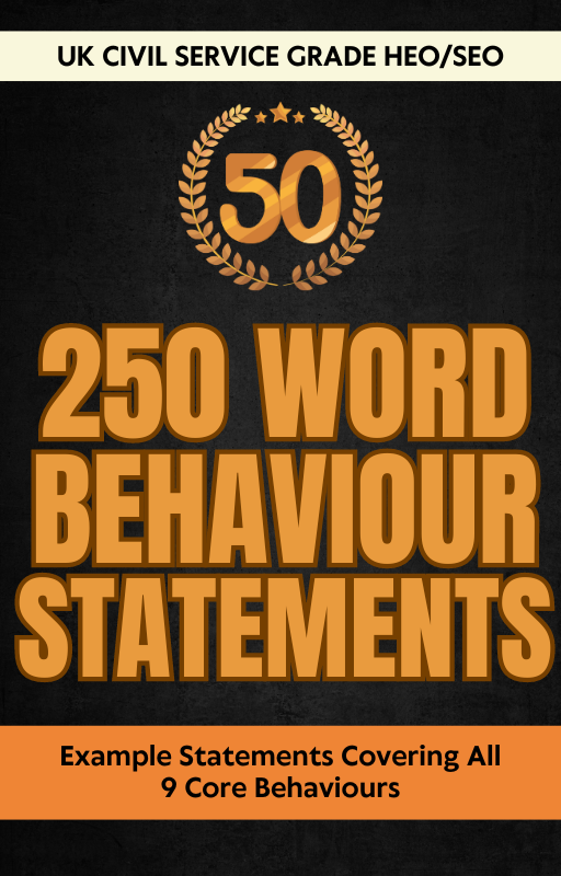 50 Civil Service 250 Word Behaviour Statements for HEO/SEO Roles