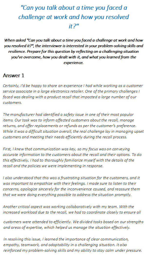 Safeway Interview Questions & Answers
