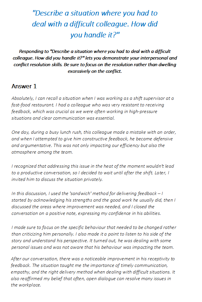 Whole Foods Interview Questions & Answers