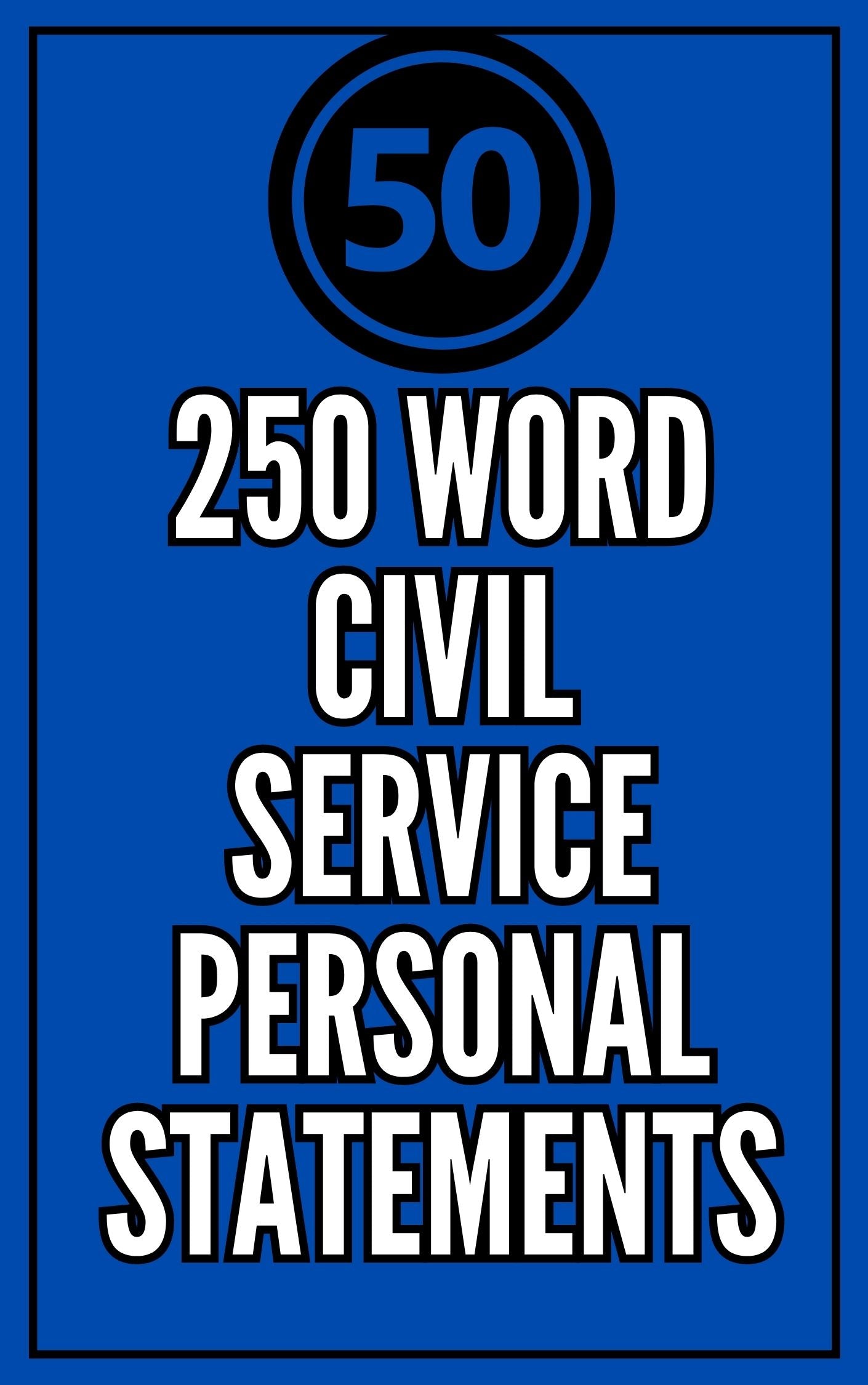 50 Civil Service Competency Statements