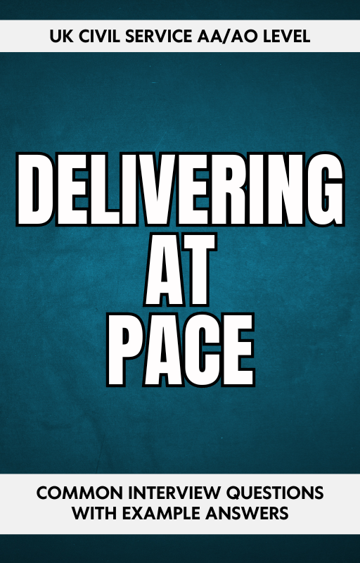 AA/AO Delivering at Pace Interview Questions & Answers