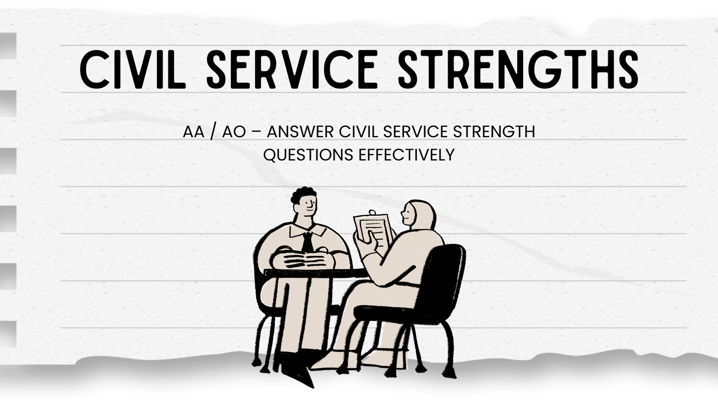 AA / AO STRENGTH BASED QUESTIONS & ANSWERS - STRENGTHS MAPPED TO COMMUNICATING & INFLUENCING