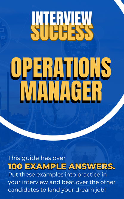 Operations Manager Interview Questions & Answers