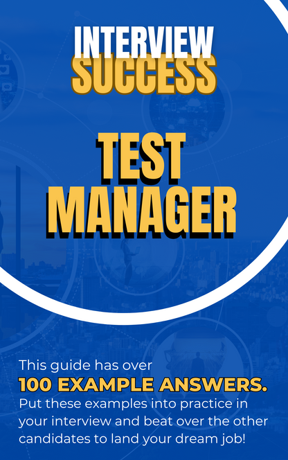 Test Manager Interview Questions & Answers
