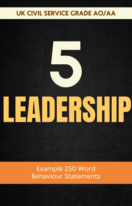 Leadership 250 Word Statements for Grade AO/AA Roles