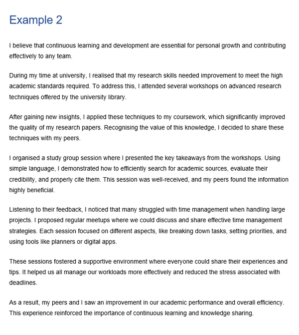 50 Civil Service 250 Word Behaviour Statements for Grade AO/AA Roles ...