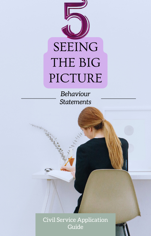 5 Seeing the Big Picture Behaviour Statements